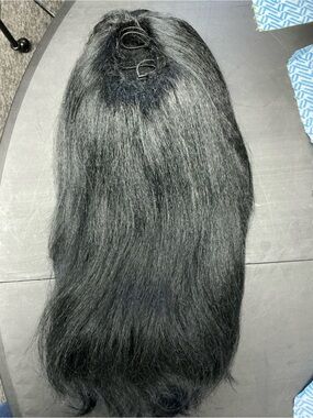 Premium Black Women’s Clip-In Hair Topper - Natural Shine